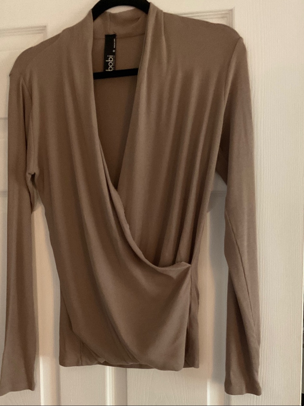 Bobi Los Angeles Faux Wrap Top